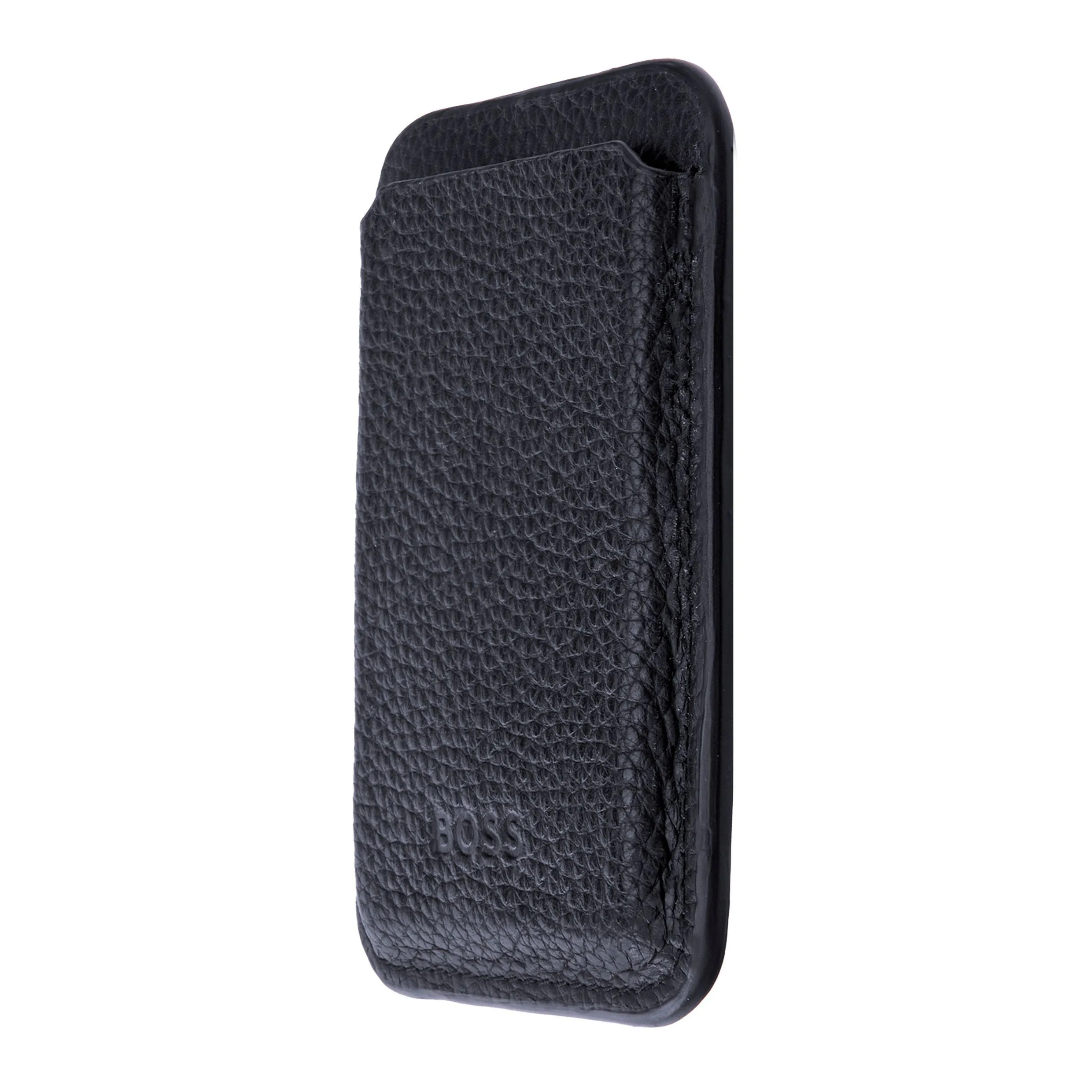 HUGO BOSS HLJ416N - Card holder with Magnet Mobile Classic Grained Navy