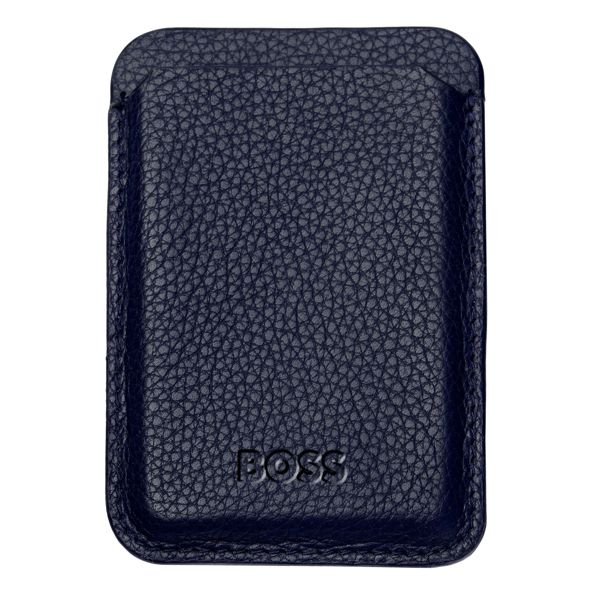 HUGO BOSS HLJ416N - Card holder with Magnet Mobile Classic Grained Navy
