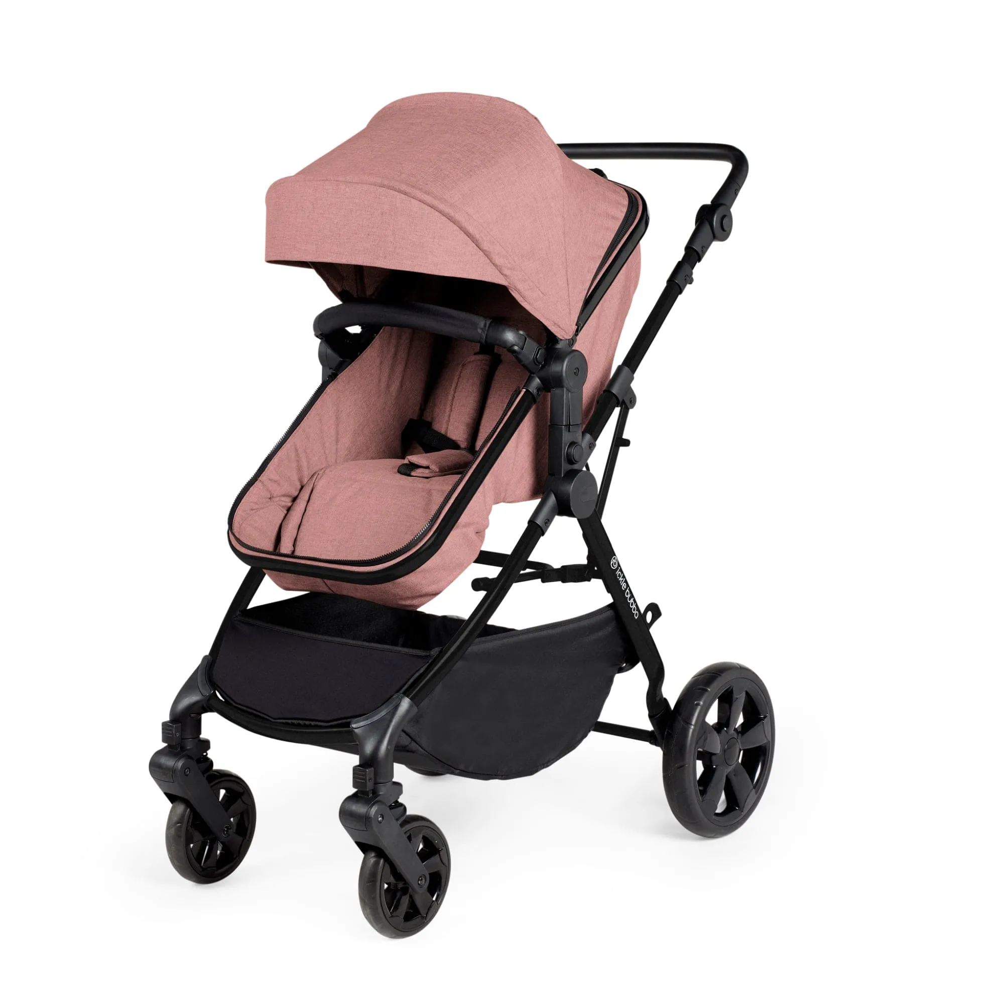 Ickle Bubba Comet 2 in 1 Plus Pushchair - Black / Dusky Pink (Ex-Display)