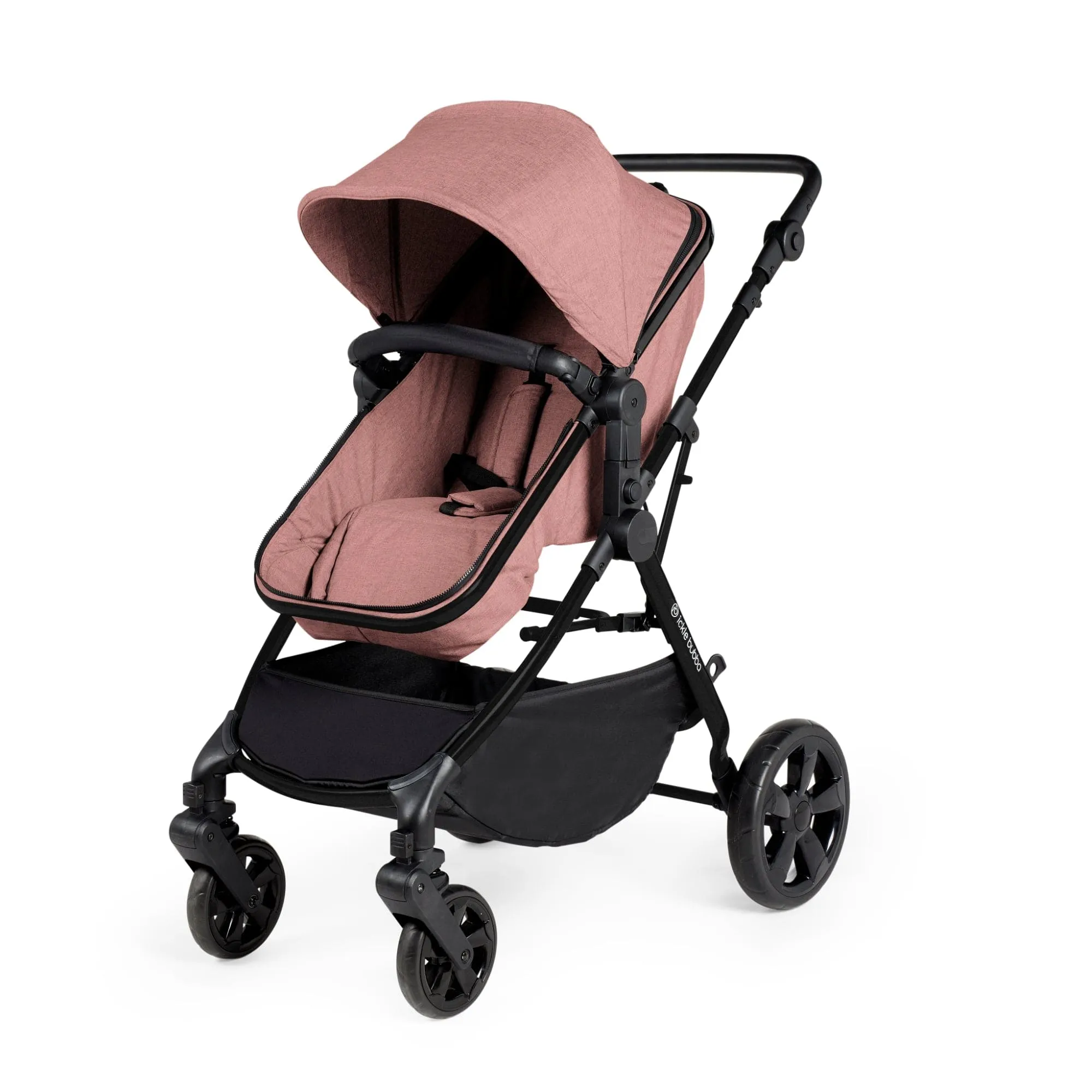 Ickle Bubba Comet 2 in 1 Plus Pushchair - Black / Dusky Pink (Ex-Display)