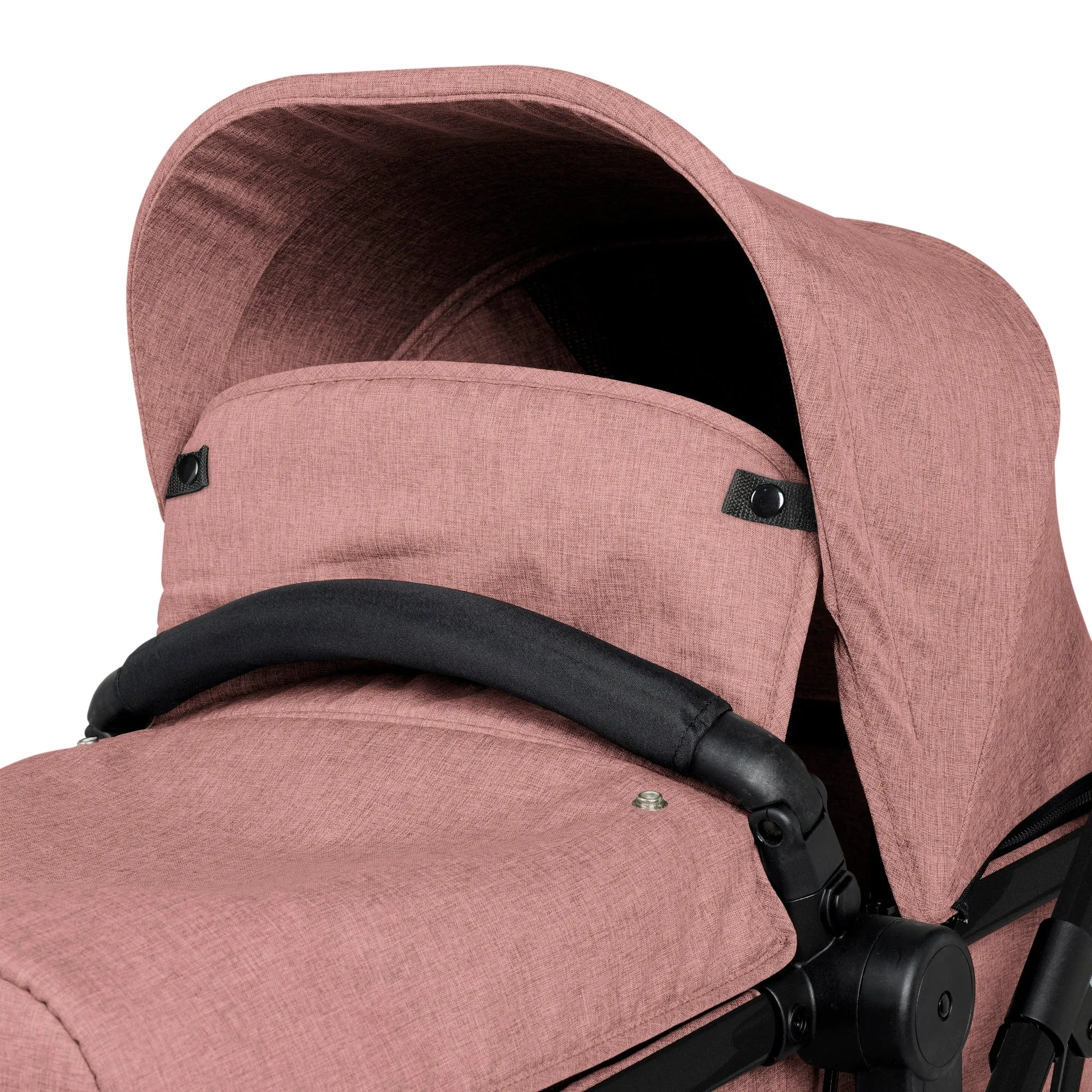 Ickle Bubba Comet 2 in 1 Plus Pushchair - Black / Dusky Pink (Ex-Display)