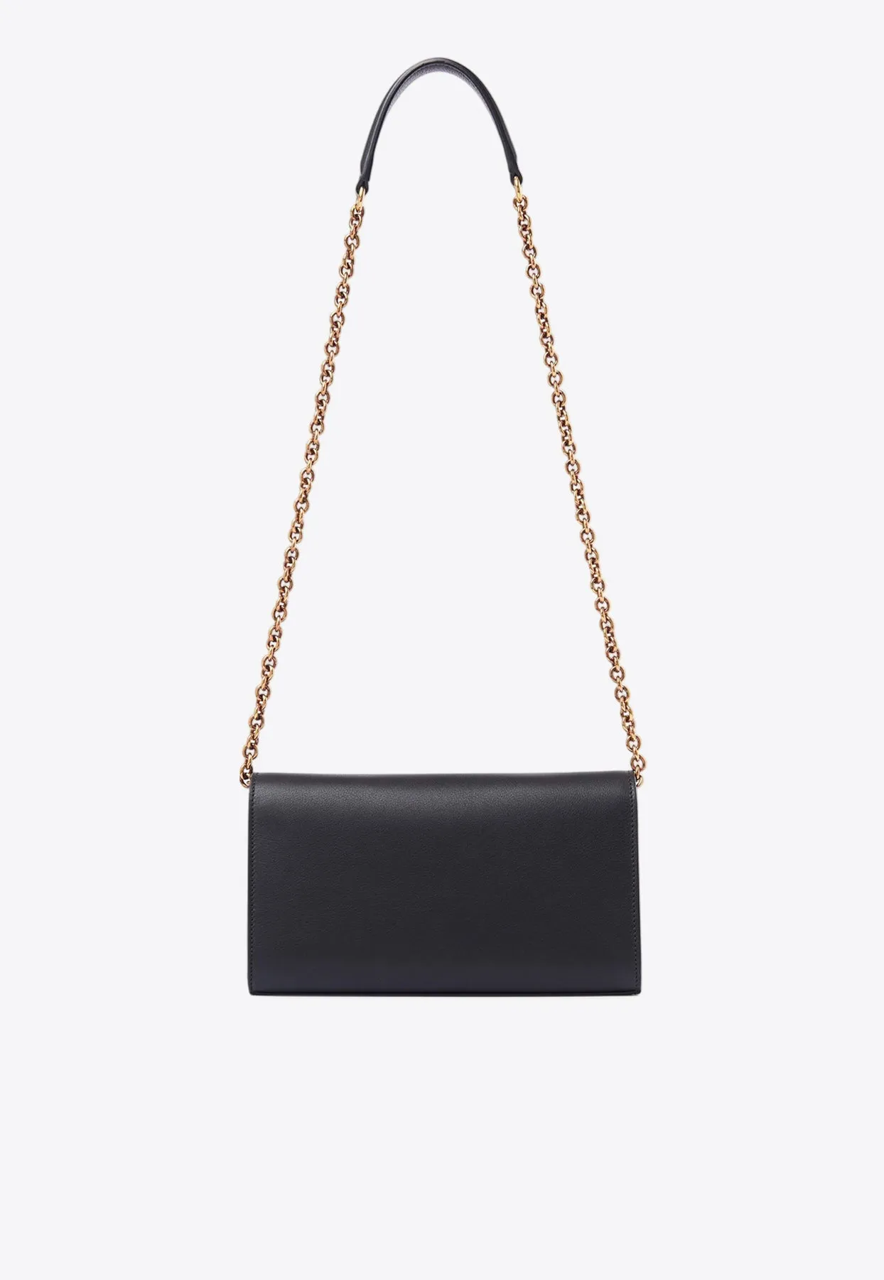 Iconic Logo Calf Leather Shoulder Bag