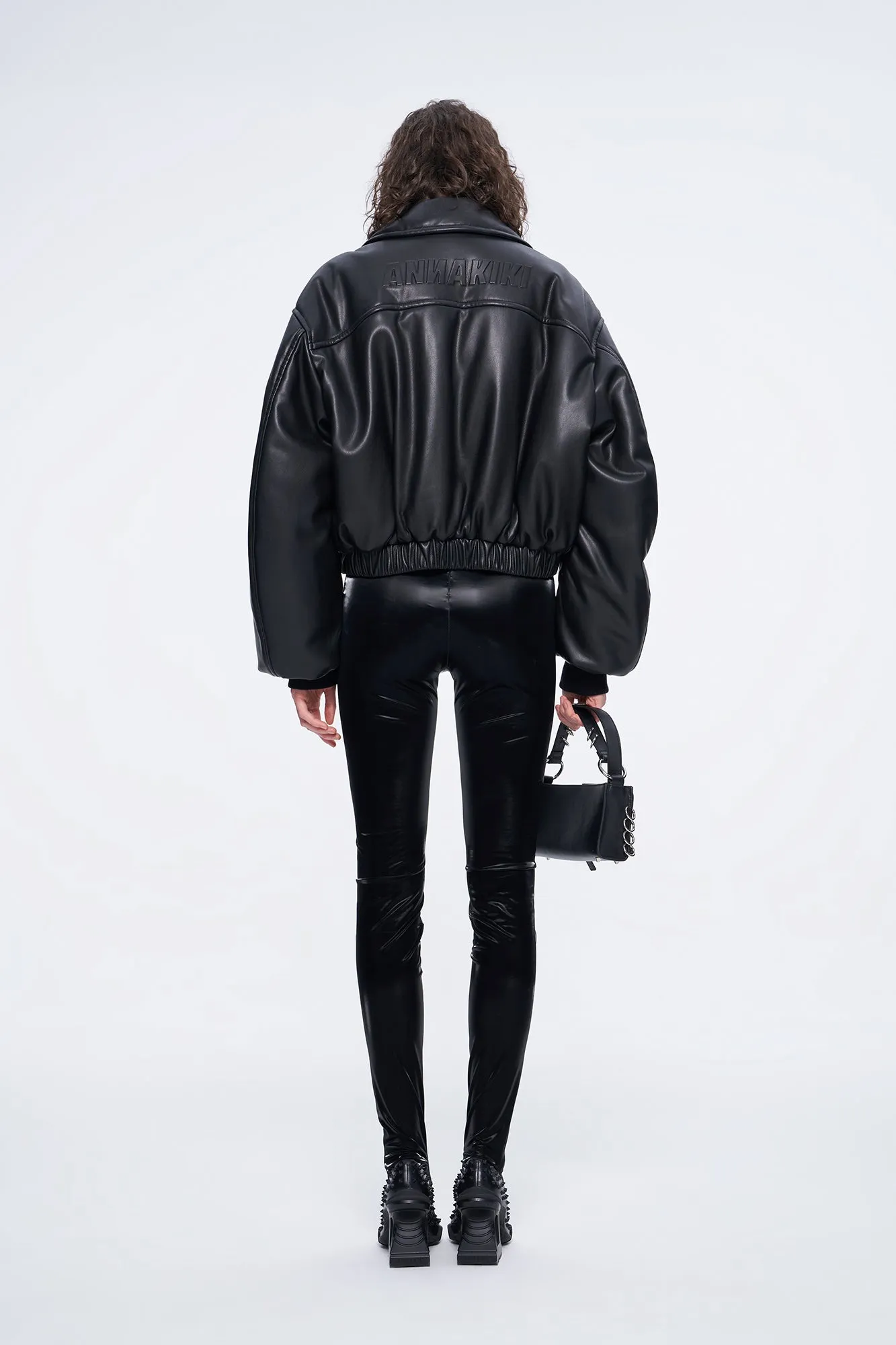 ICONlC letter embossedc otton-padded jacket