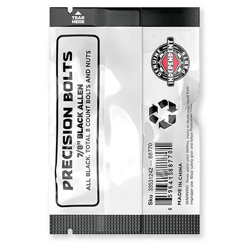 Independent Bolts Allen Black 7/8"