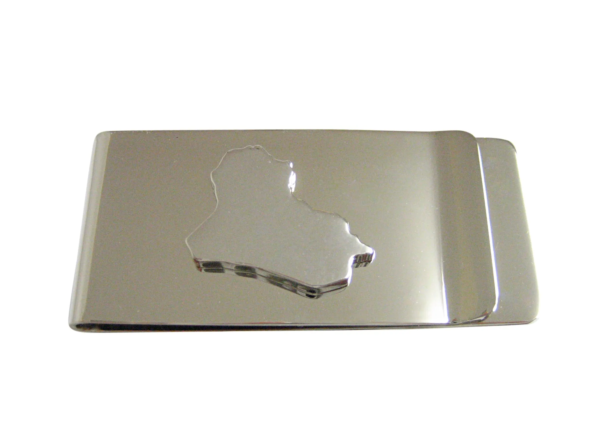 Iraq Map Shape Money Clip