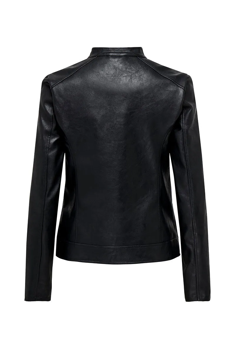 JDY EMILY FAUX LEATHER JACKET