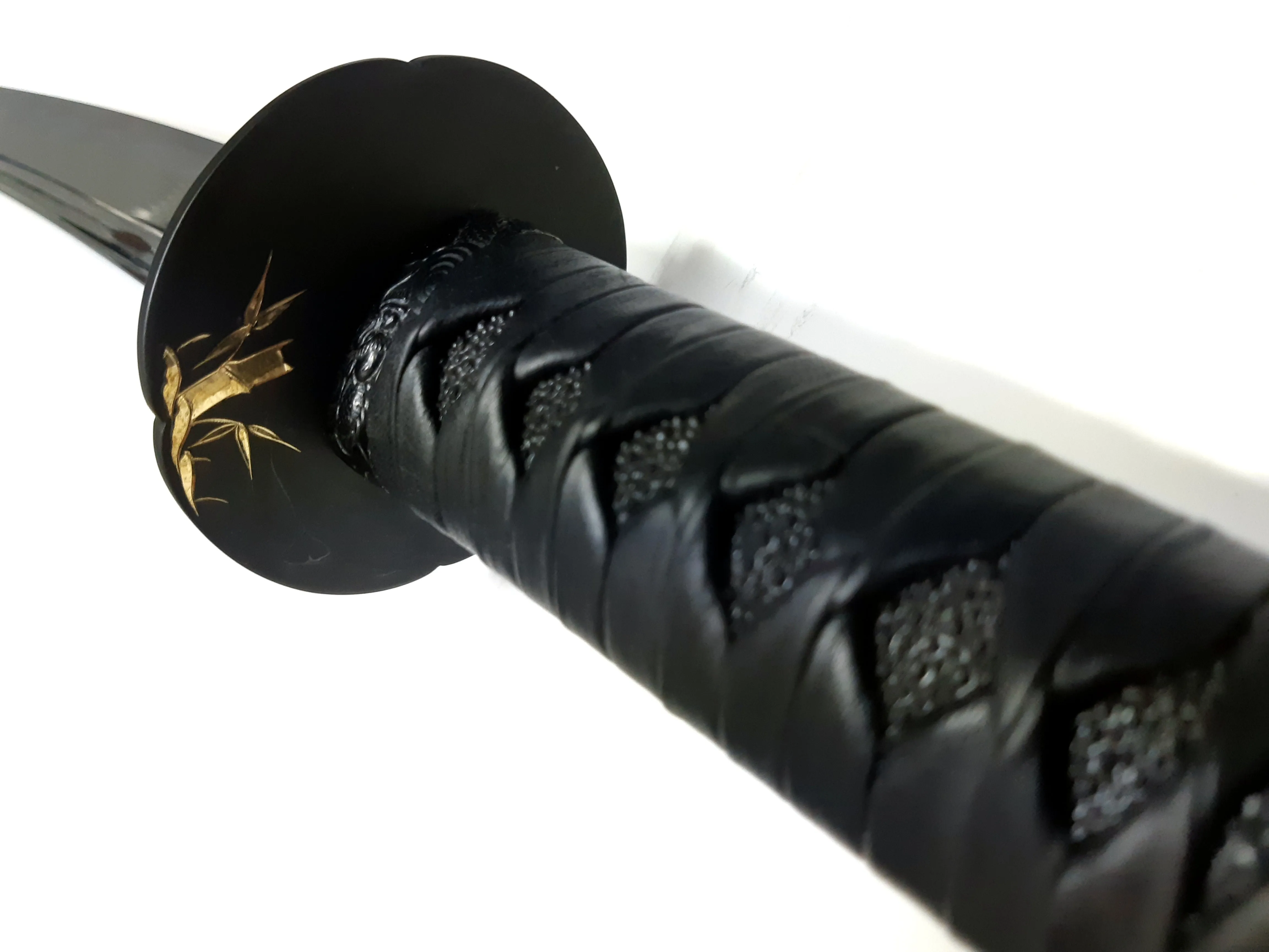 Katana with a Bamboo Carved Tsuba