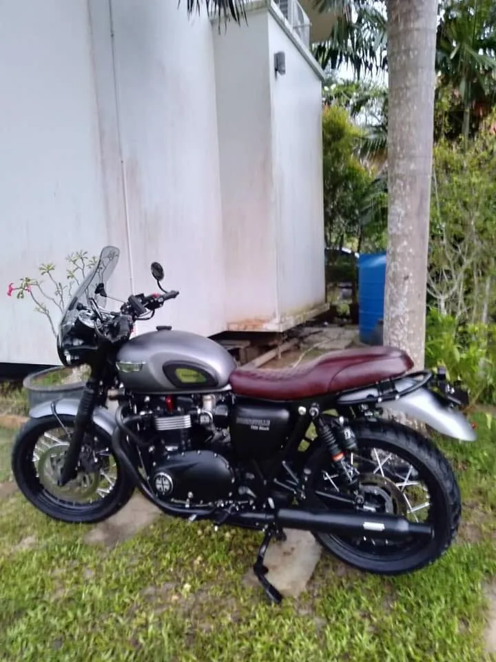 KB-TASCS - Triumph Bonneville Air-Cooled Scrambler Seat