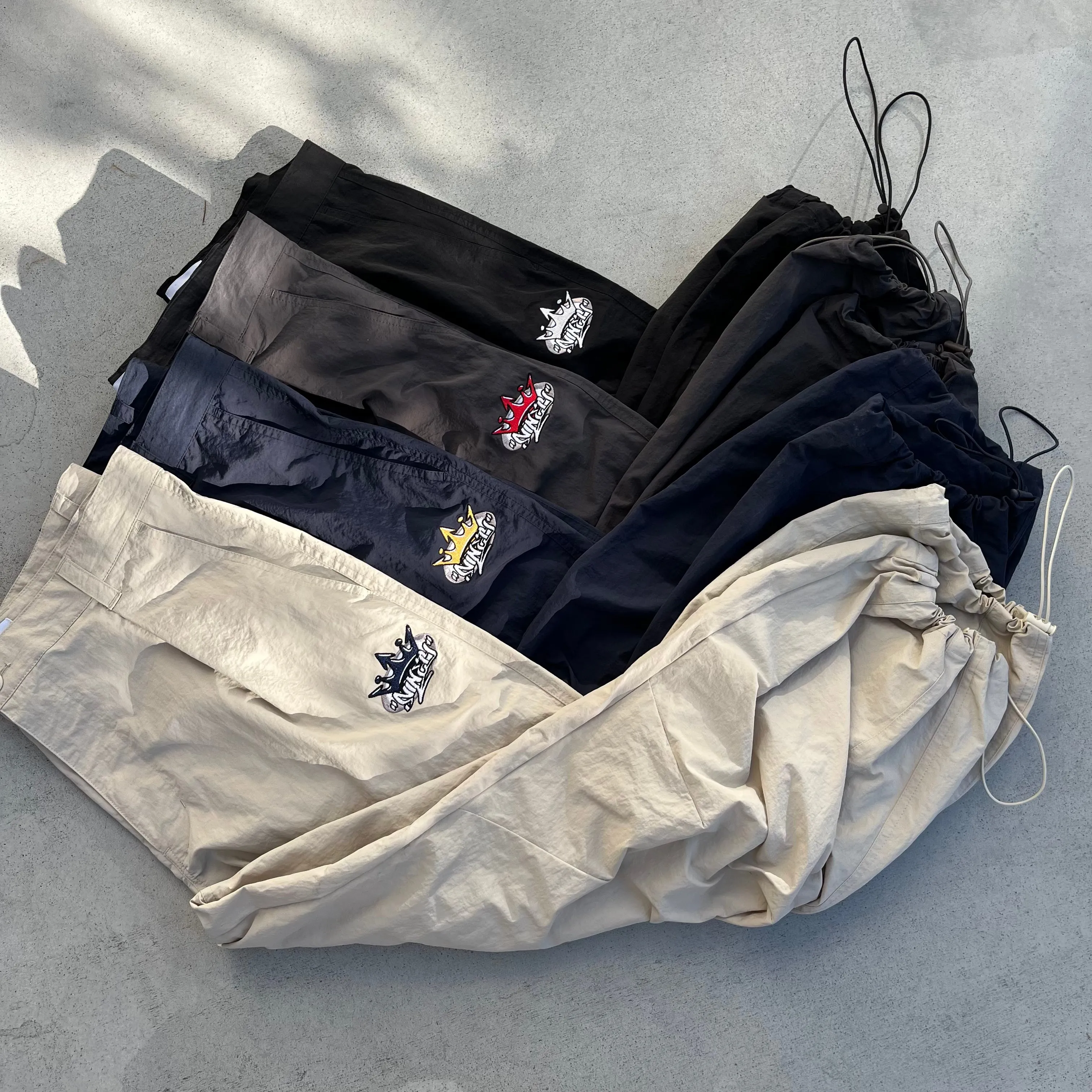 King Logo Nylon Pants