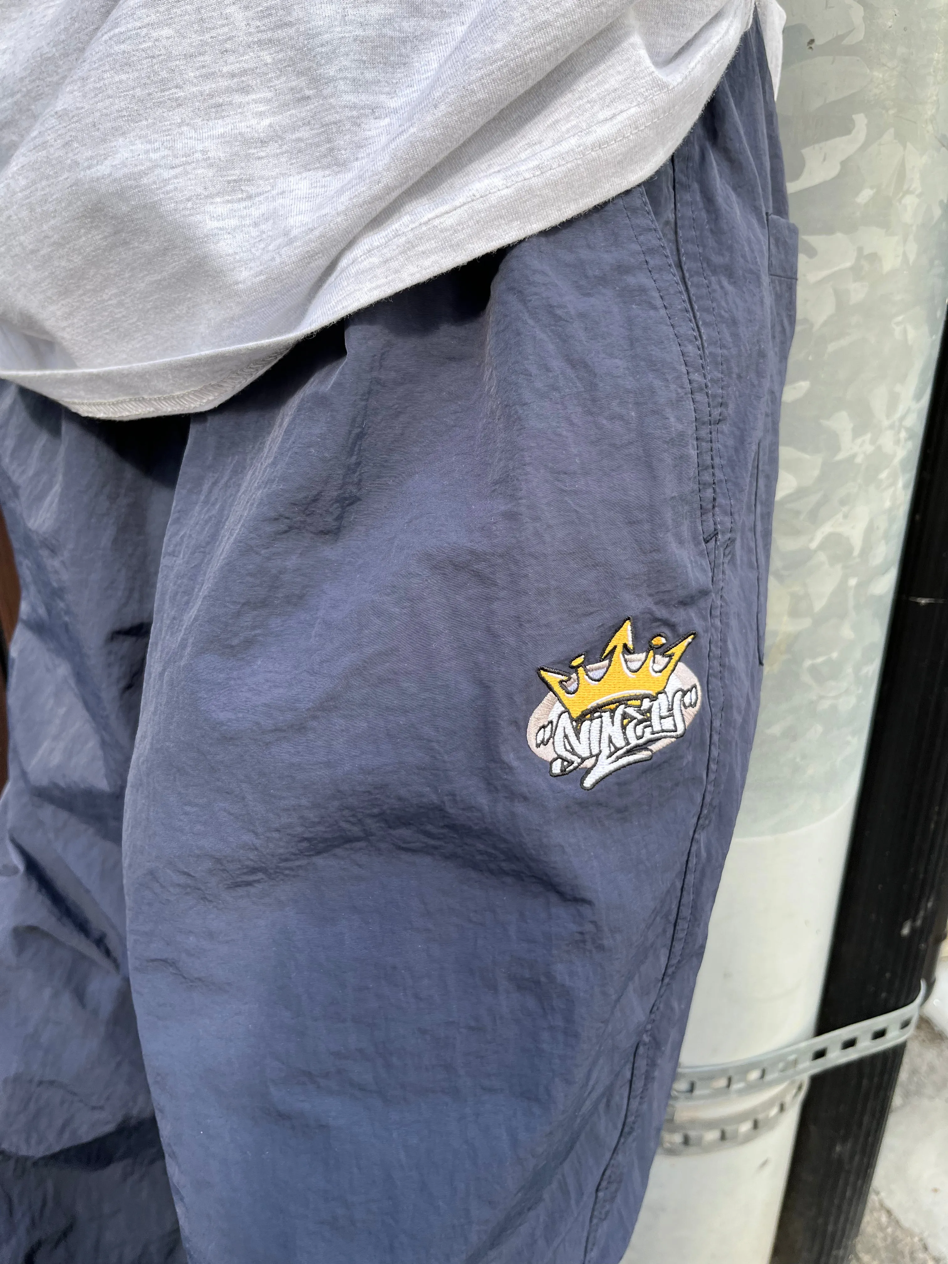 King Logo Nylon Pants