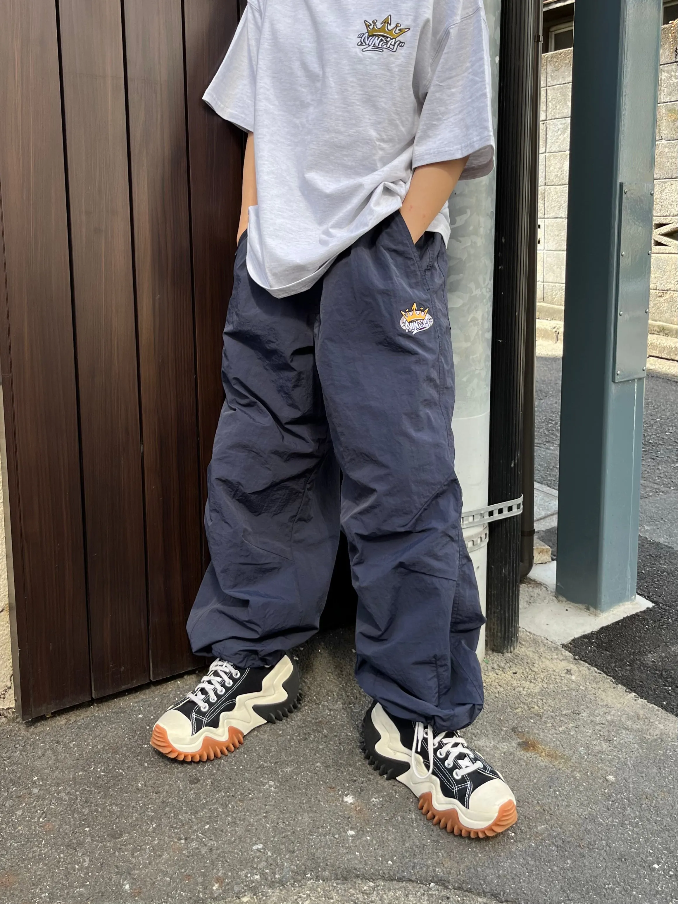 King Logo Nylon Pants