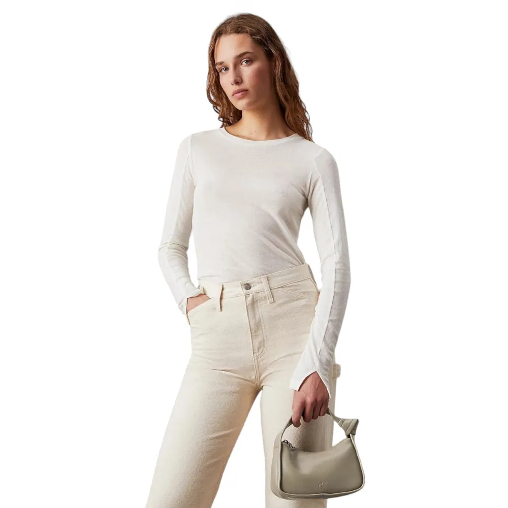 Knotted Mini Block Bag - Beige
