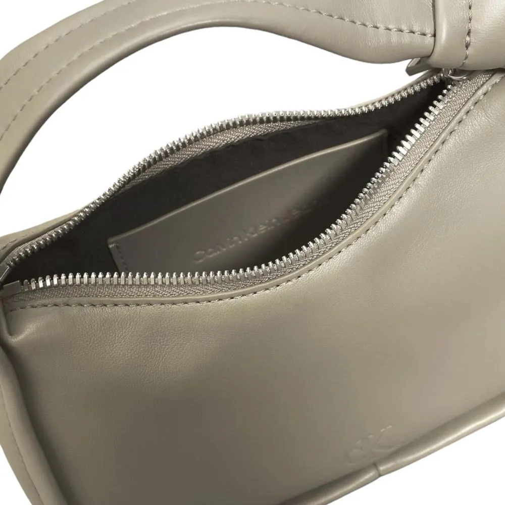 Knotted Mini Block Bag - Beige