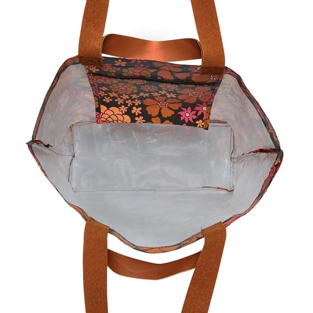 KOLLAB Shopper Tote - Flower Power