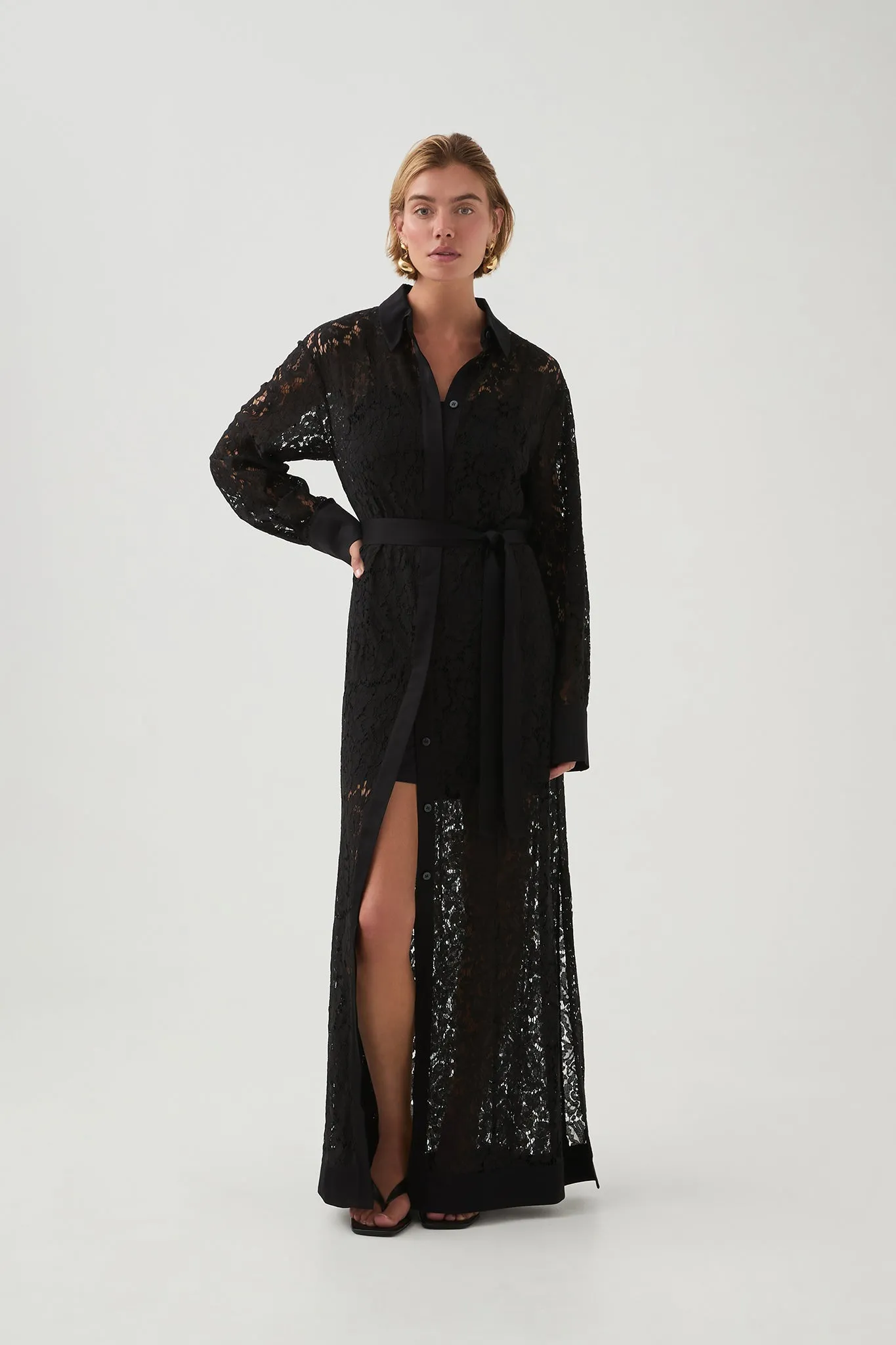 Kosmo Maxi Shirt Dress