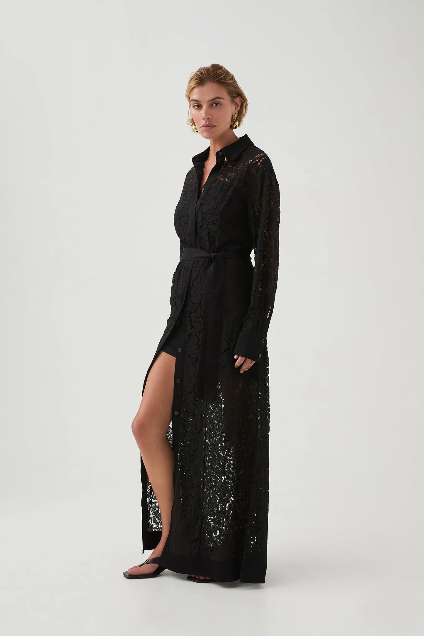 Kosmo Maxi Shirt Dress
