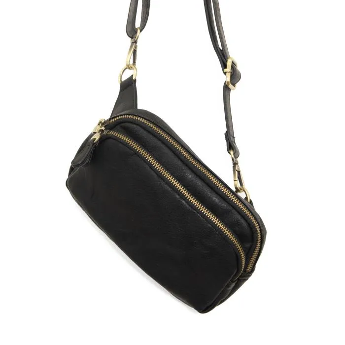 Kylie Double Zip Sling and Belt Bag