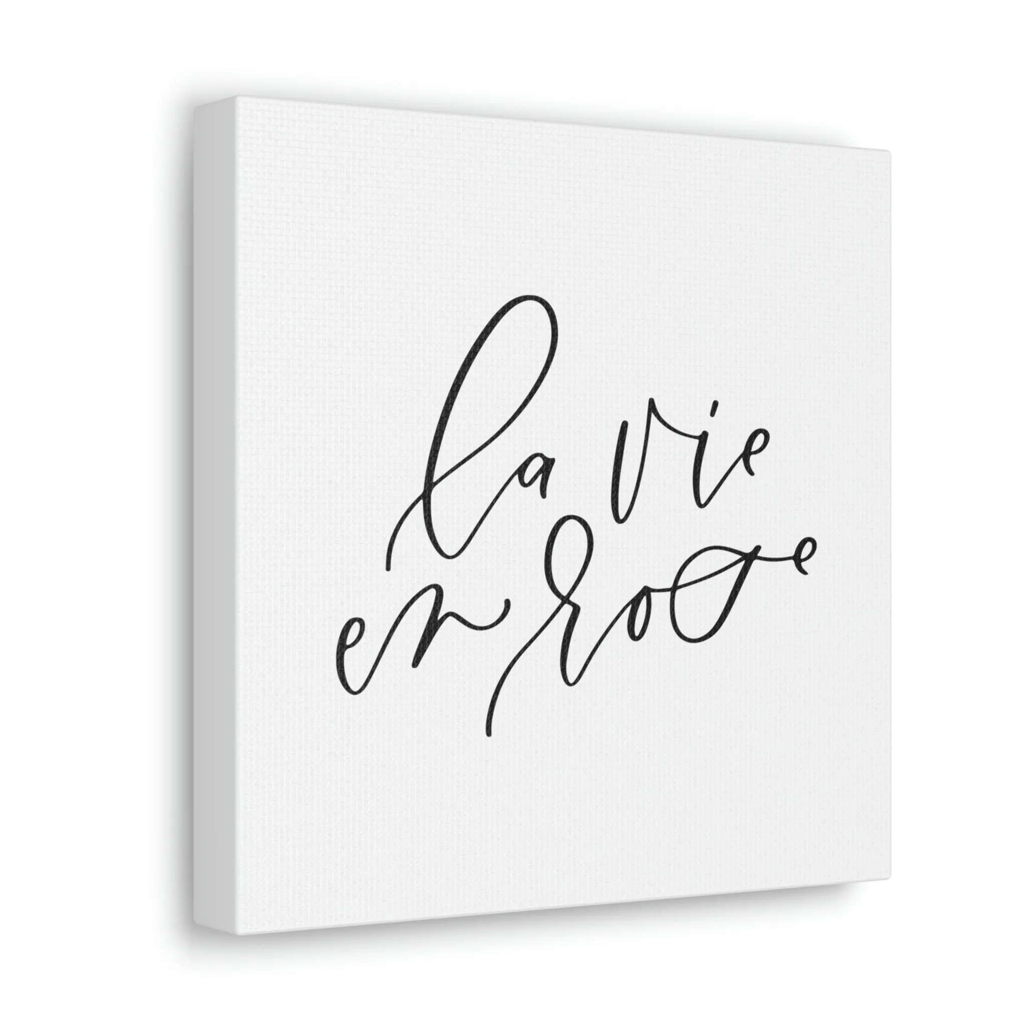 La Vie En Rose Canvas Print