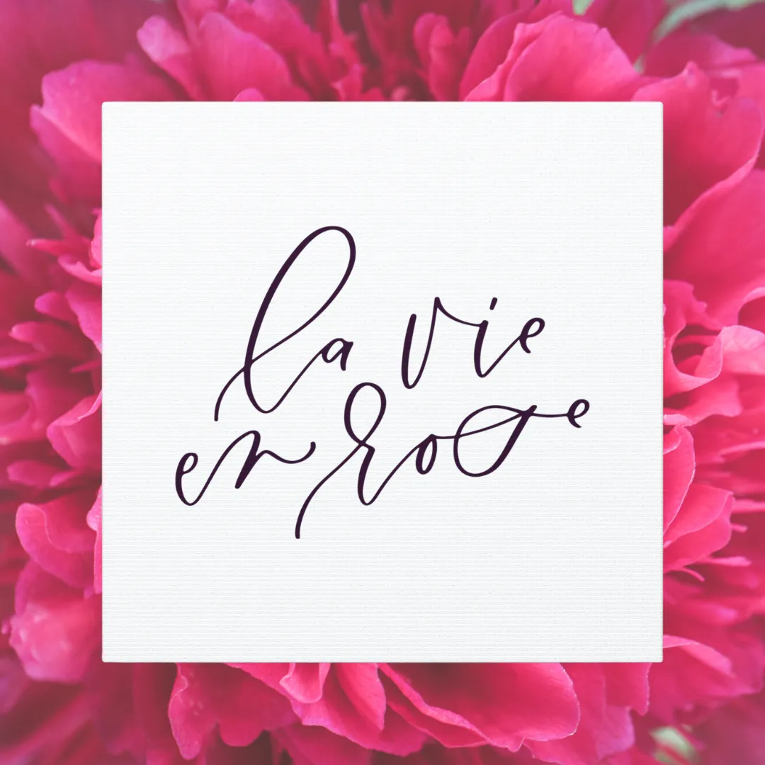 La Vie En Rose Canvas Print