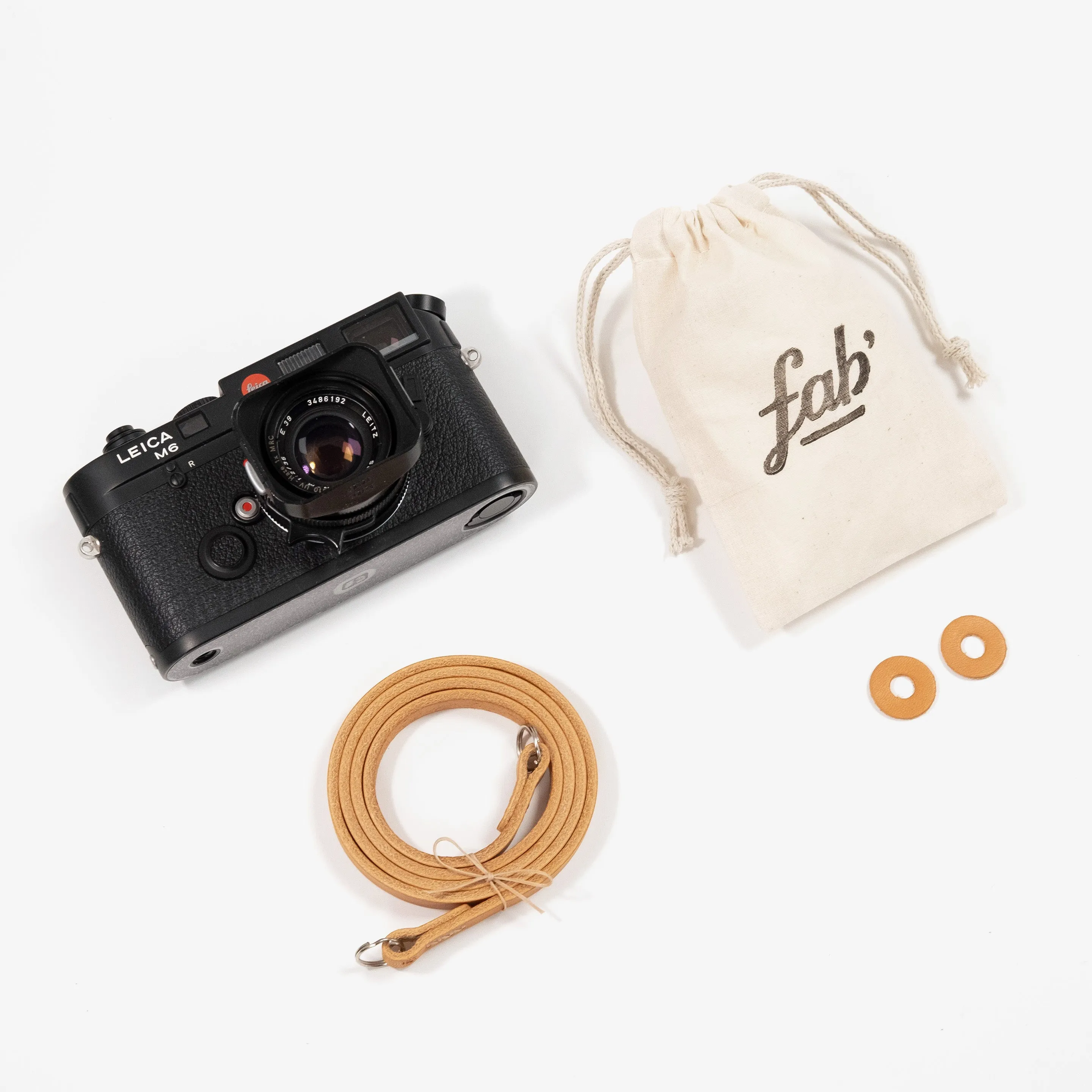 Leather camera strap (F4)