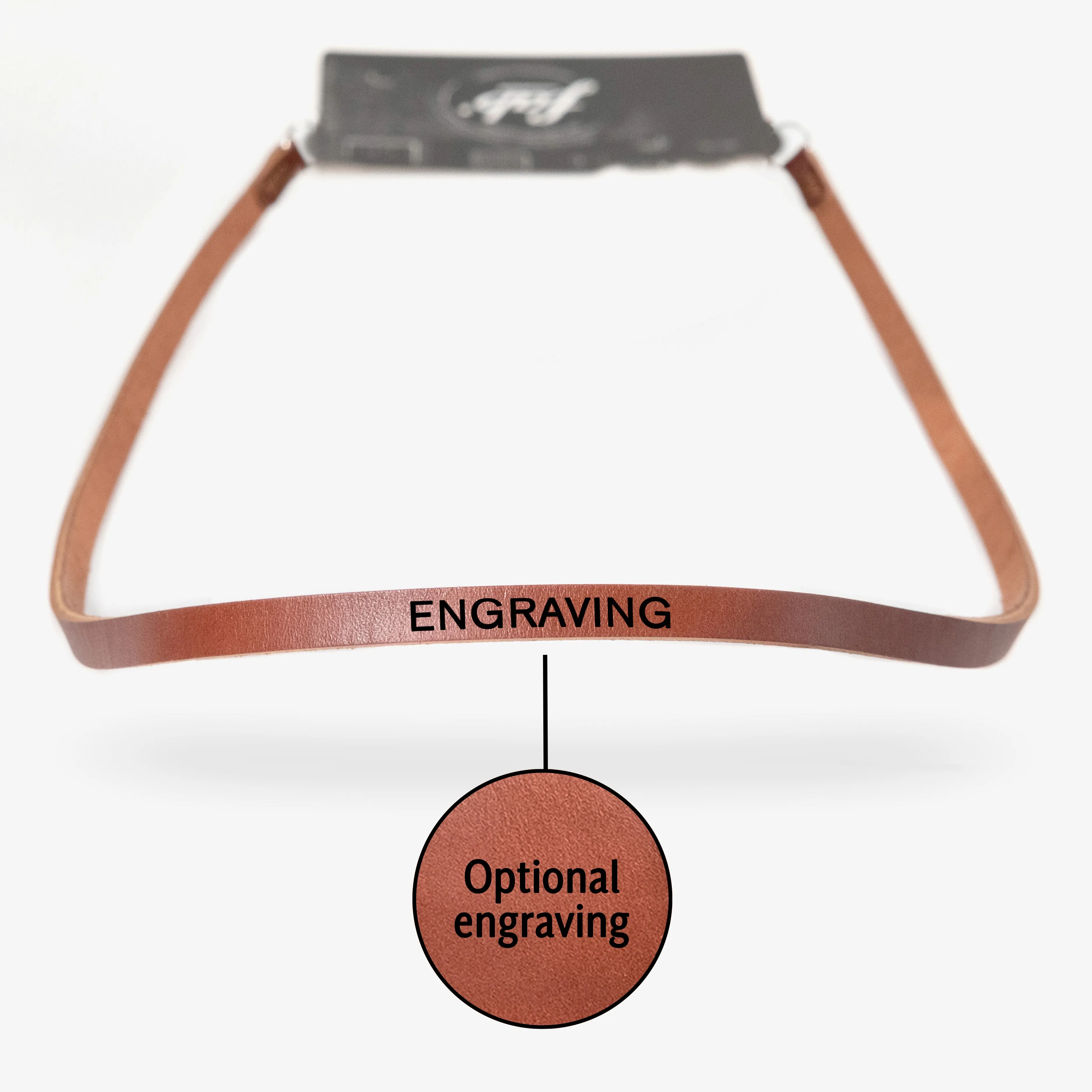 Leather camera strap (F4)