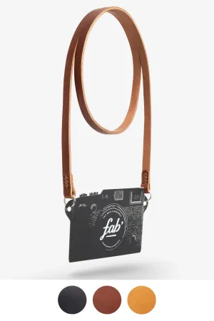Leather camera strap (F4)