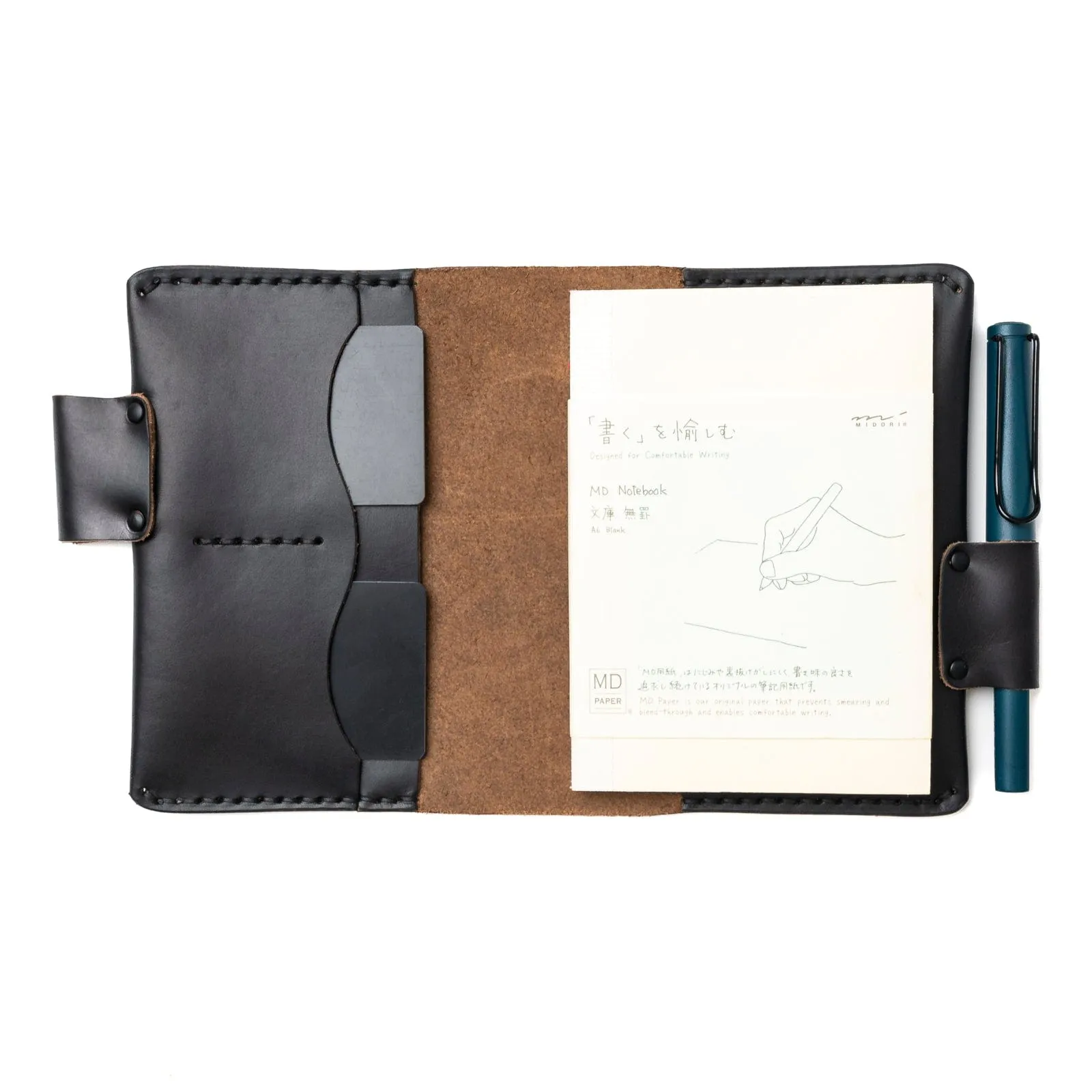 Leather Midori MD A6 Notebook Cover