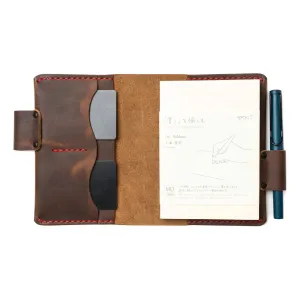 Leather Midori MD A6 Notebook Cover