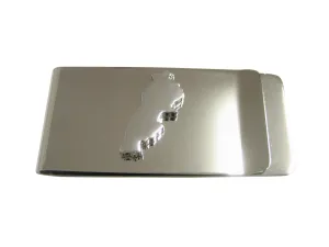 Lebanon Map Shape Pendant Money Clip