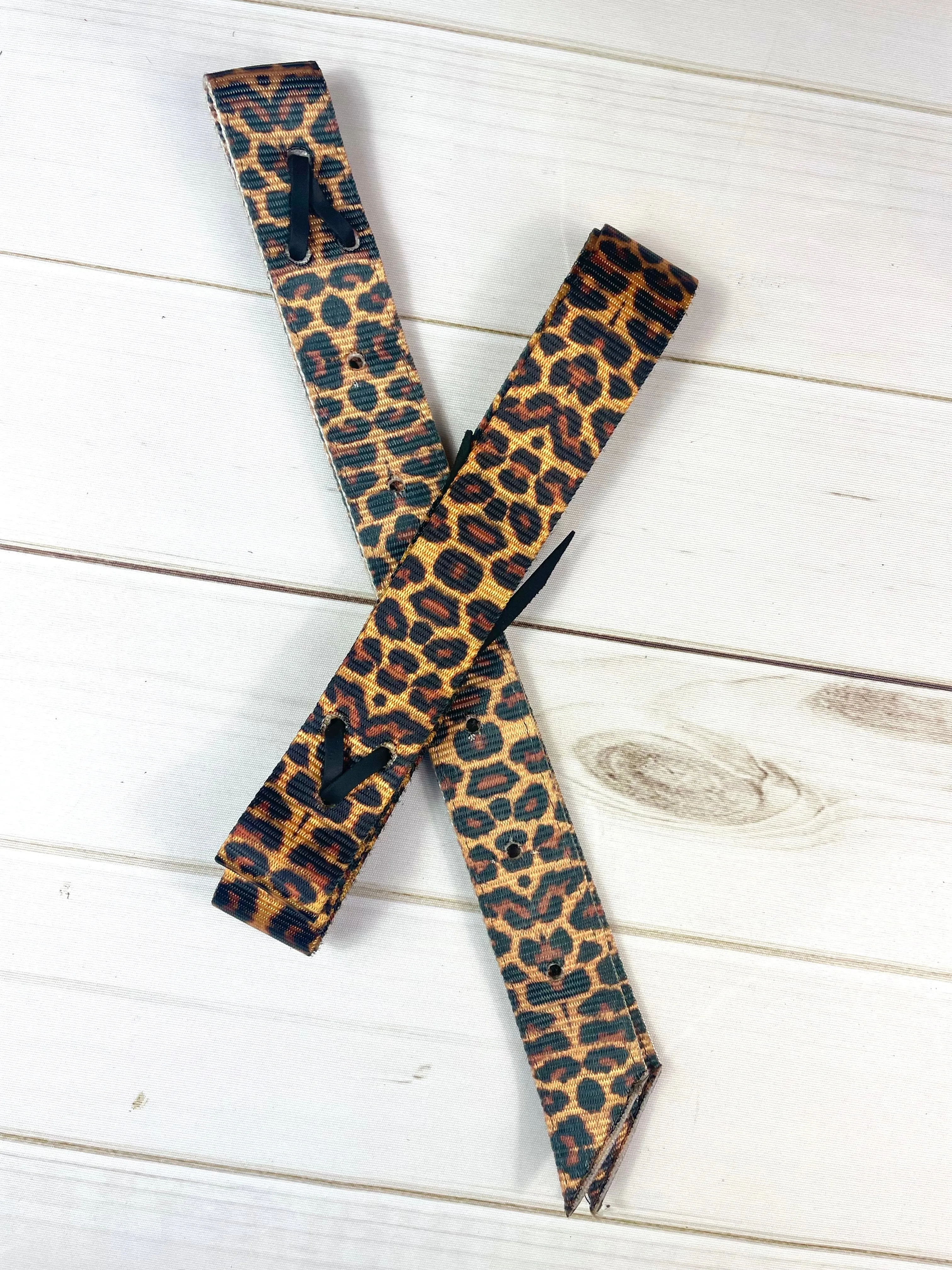 Leopard Cinch Strap Set