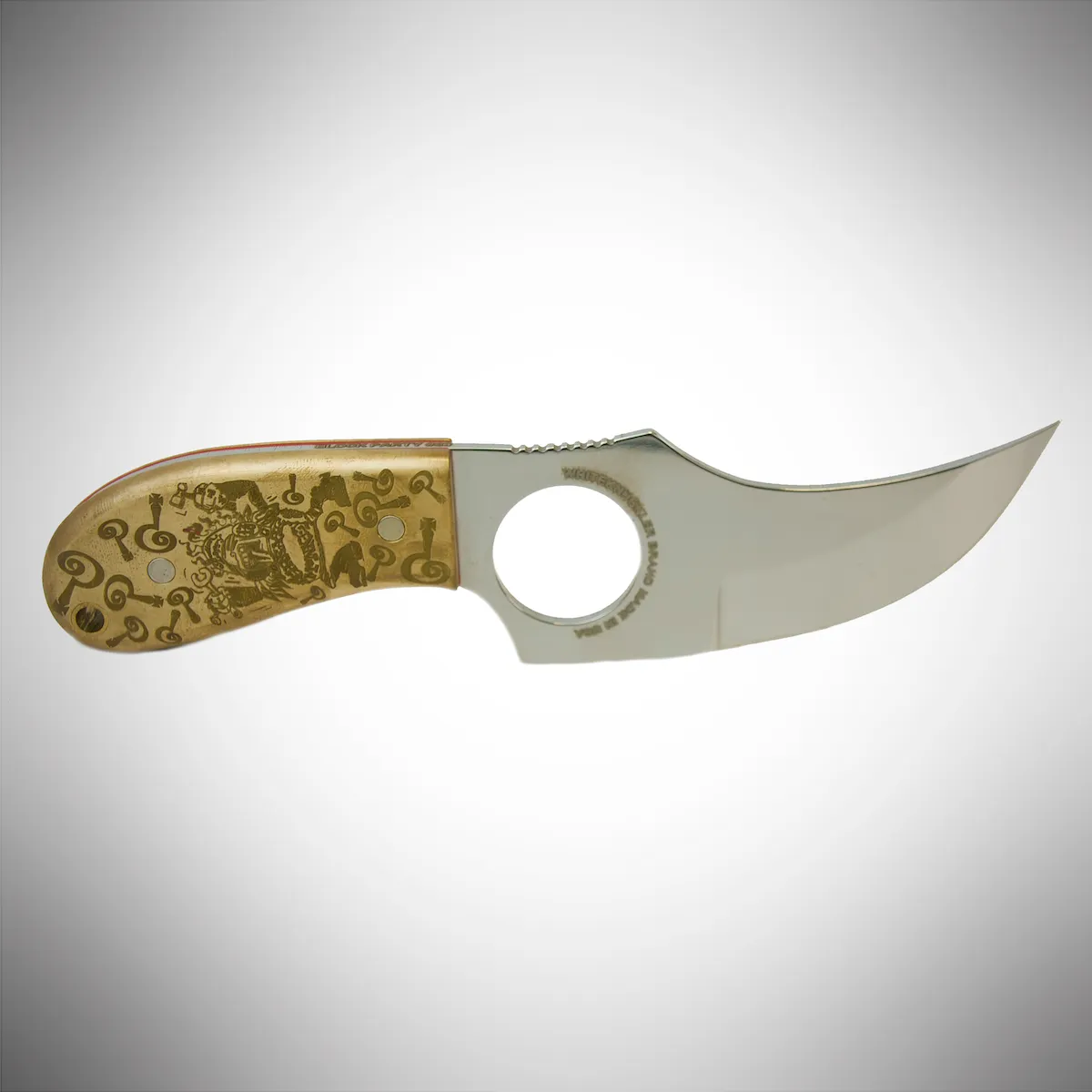 *LIMITED EDITION* 20th Grease Monkey Block Party Whiteknuckler / ILM Classic 7 - Polished   Brass