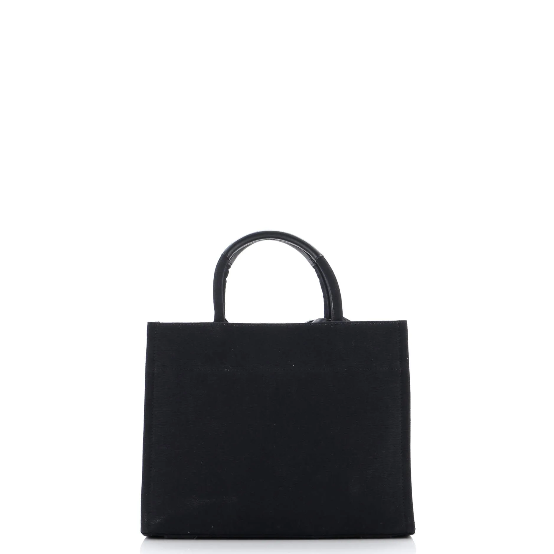 Logo Convertible Tote Studded Canvas Small