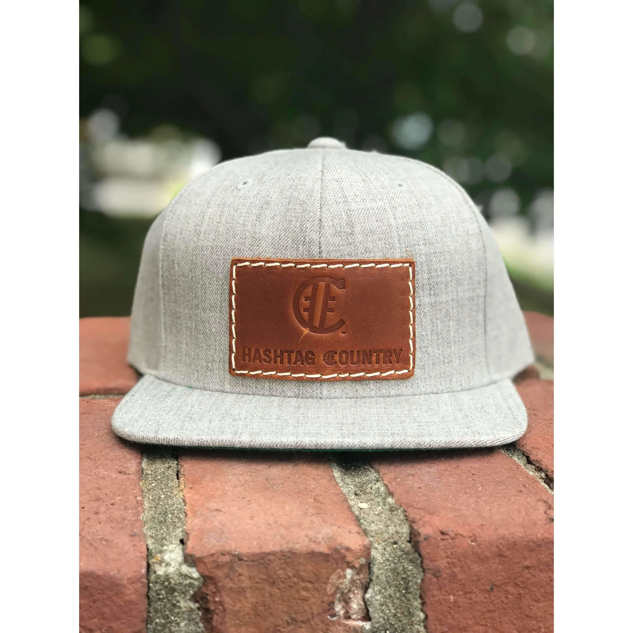 Logo Leather Patch Snapback