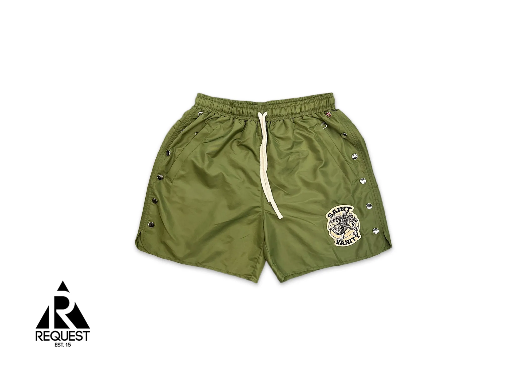 Logo Nylon Shorts "Olive"