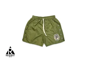 Logo Nylon Shorts "Olive"