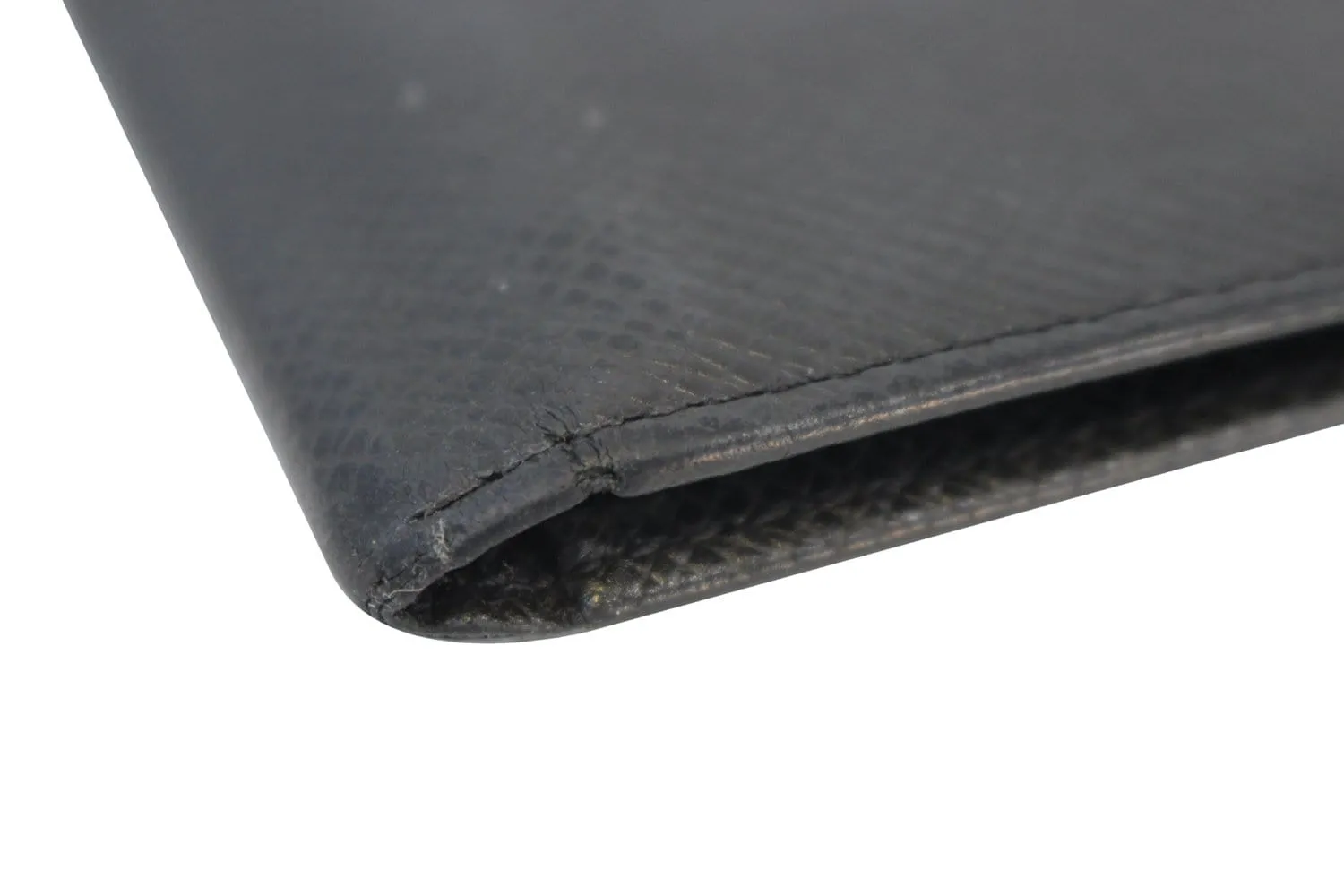 LOUIS VUITTON Ardoise Black Leather Alexandre Wallet - Last Call