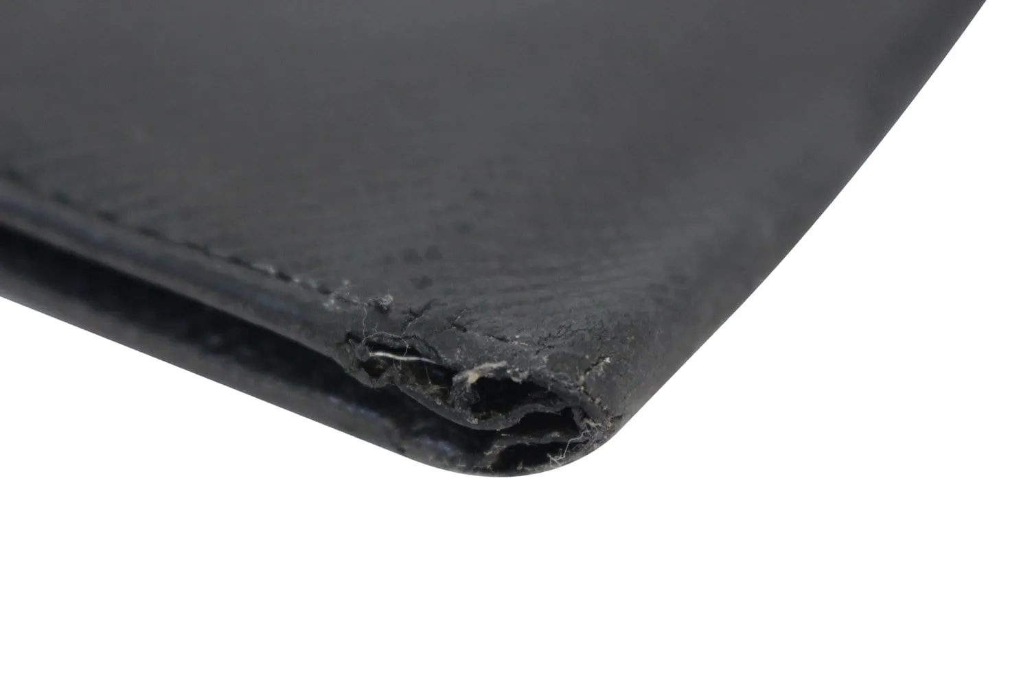 LOUIS VUITTON Ardoise Black Leather Alexandre Wallet - Last Call