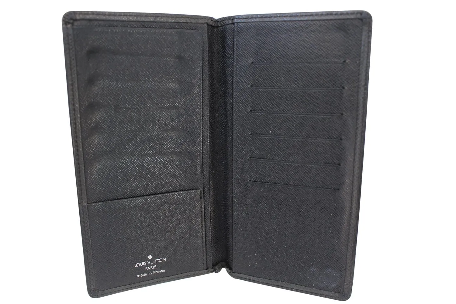 LOUIS VUITTON Ardoise Black Leather Alexandre Wallet - Last Call