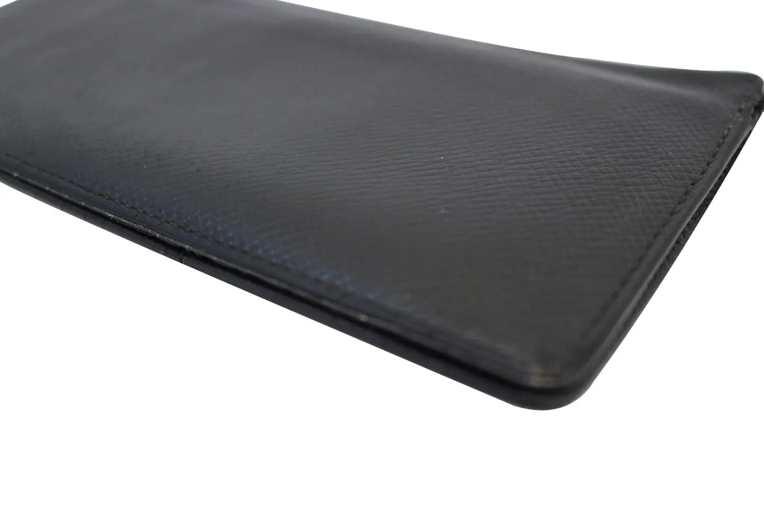 LOUIS VUITTON Ardoise Black Leather Alexandre Wallet - Last Call
