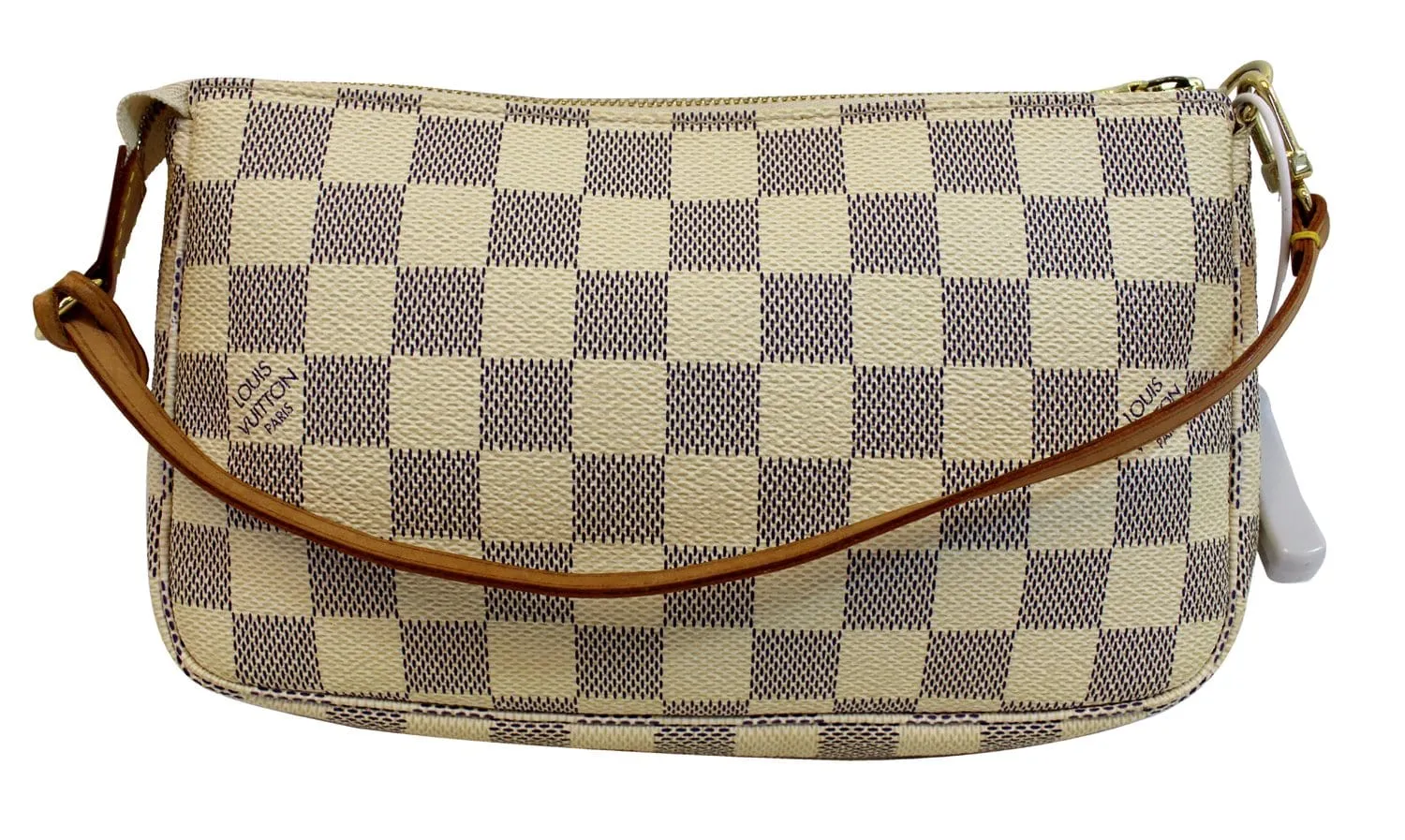 LOUIS VUITTON Damier Azur White Pochette Accessoires Pouch