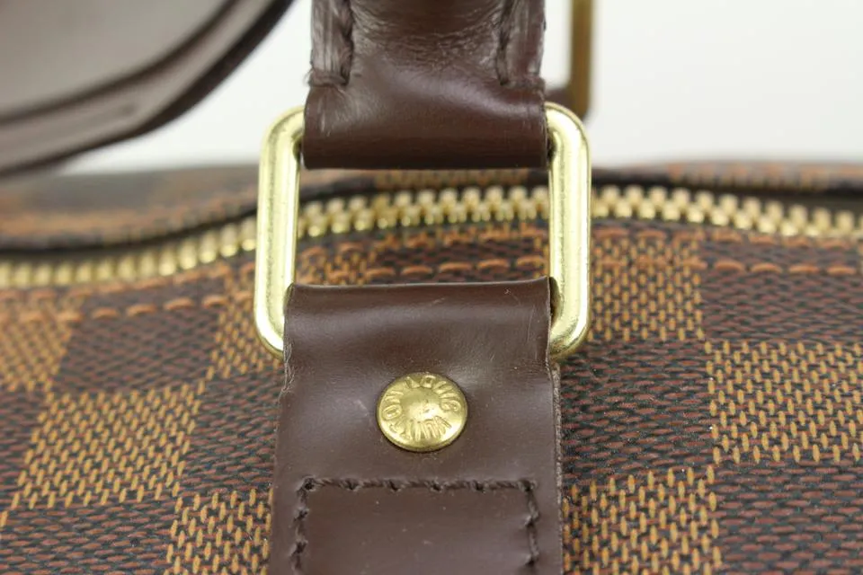 Louis Vuitton Damier Ebene Keepall 50 Boston Duffle Bag 78lz422s