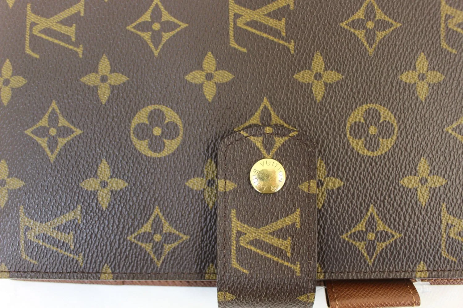 LOUIS VUITTON Monogram Canvas Agenda GM Planner