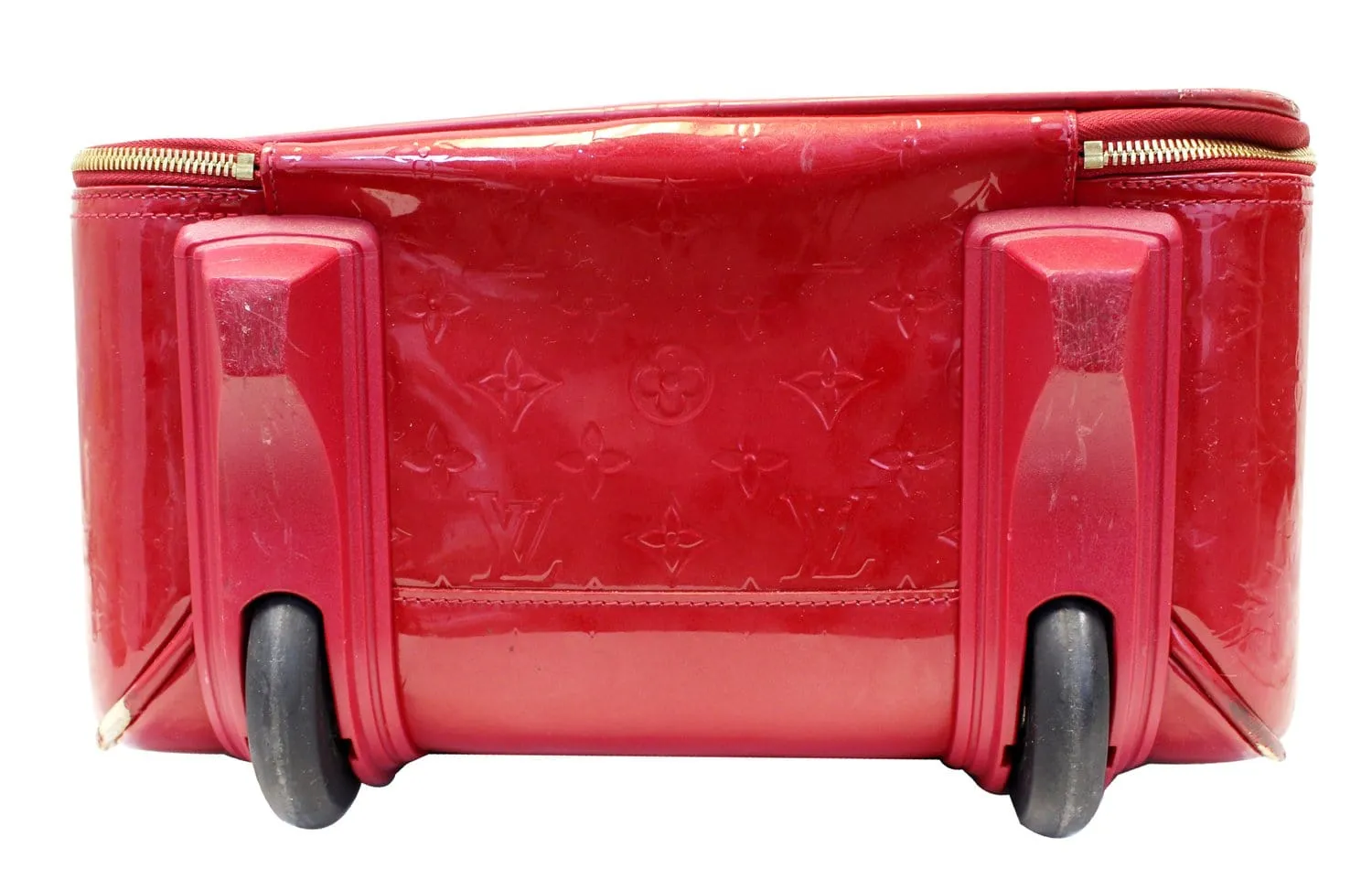 LOUIS VUITTON Pomme D'Amour Monogram Vernis Pegase 45 Suitcase
