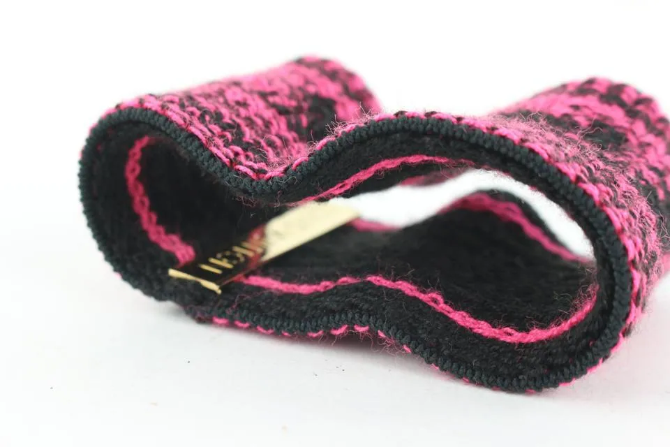 Louis Vuitton Stephen Sprouse Neon Pink Graffiti Wrist Band Gym Bracelet 431lvs61