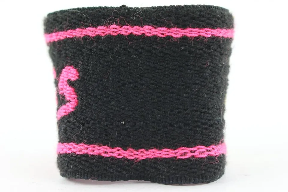 Louis Vuitton Stephen Sprouse Neon Pink Graffiti Wrist Band Gym Bracelet 431lvs61