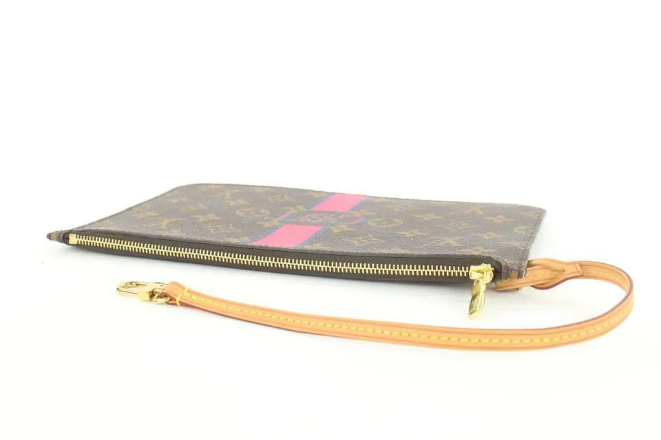 Louis Vuitton Ultra Rare Mon Monogram Neverfull Pochette MM or GM 8lvs111
