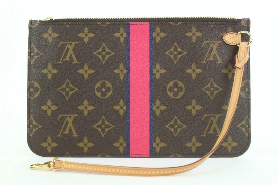 Louis Vuitton Ultra Rare Mon Monogram Neverfull Pochette MM or GM 8lvs111