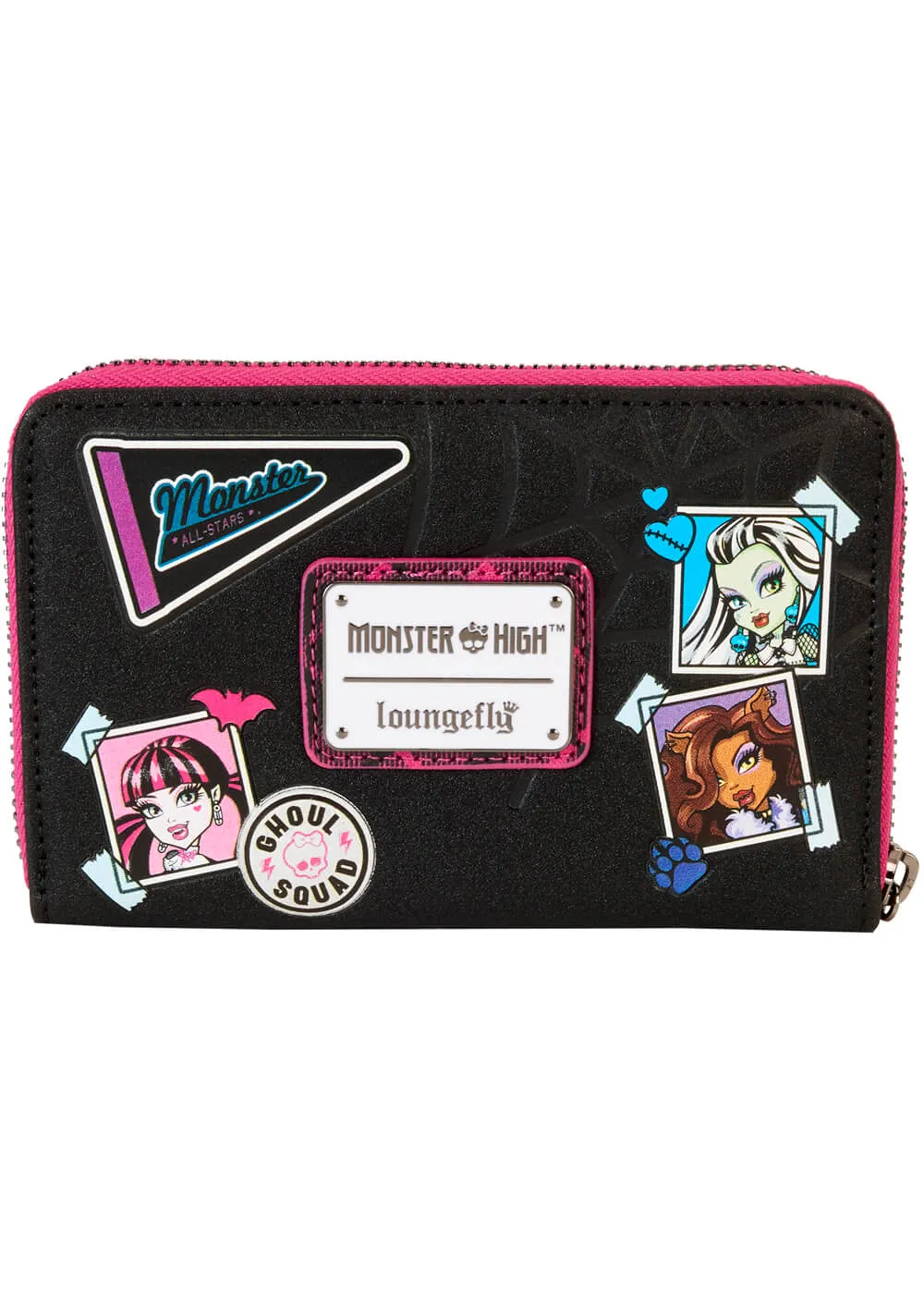 Loungefly Mattel Monster High Crest Wallet Black