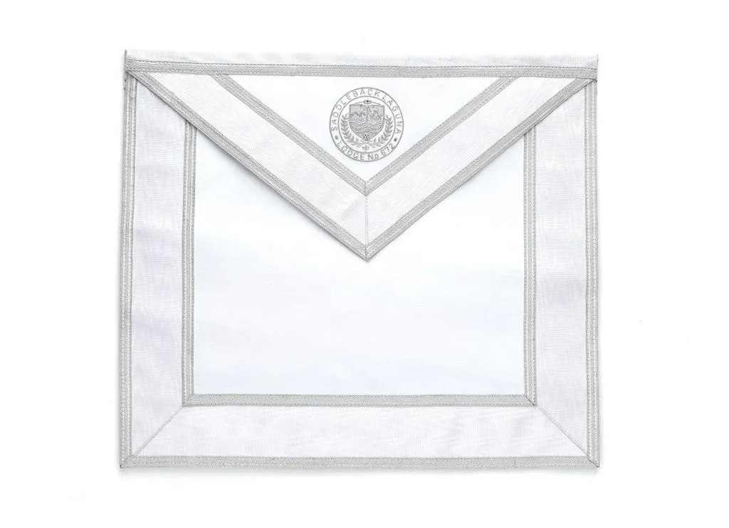 Master Mason Apron Custom Design with Logo