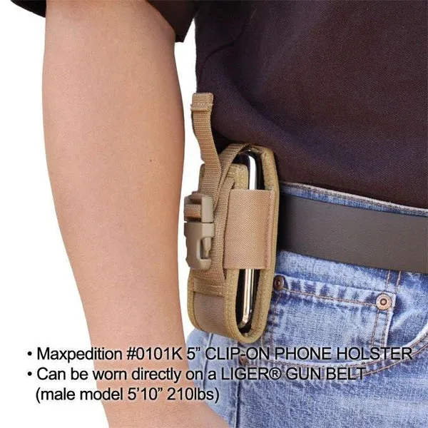 Maxpedition 5" Clip-On Phone Holster